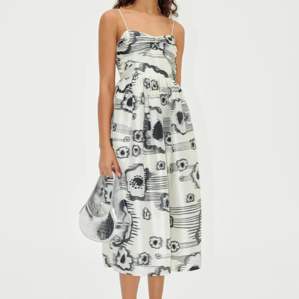 Stine Goya Abby Dress - Moving Flowers Sz: S